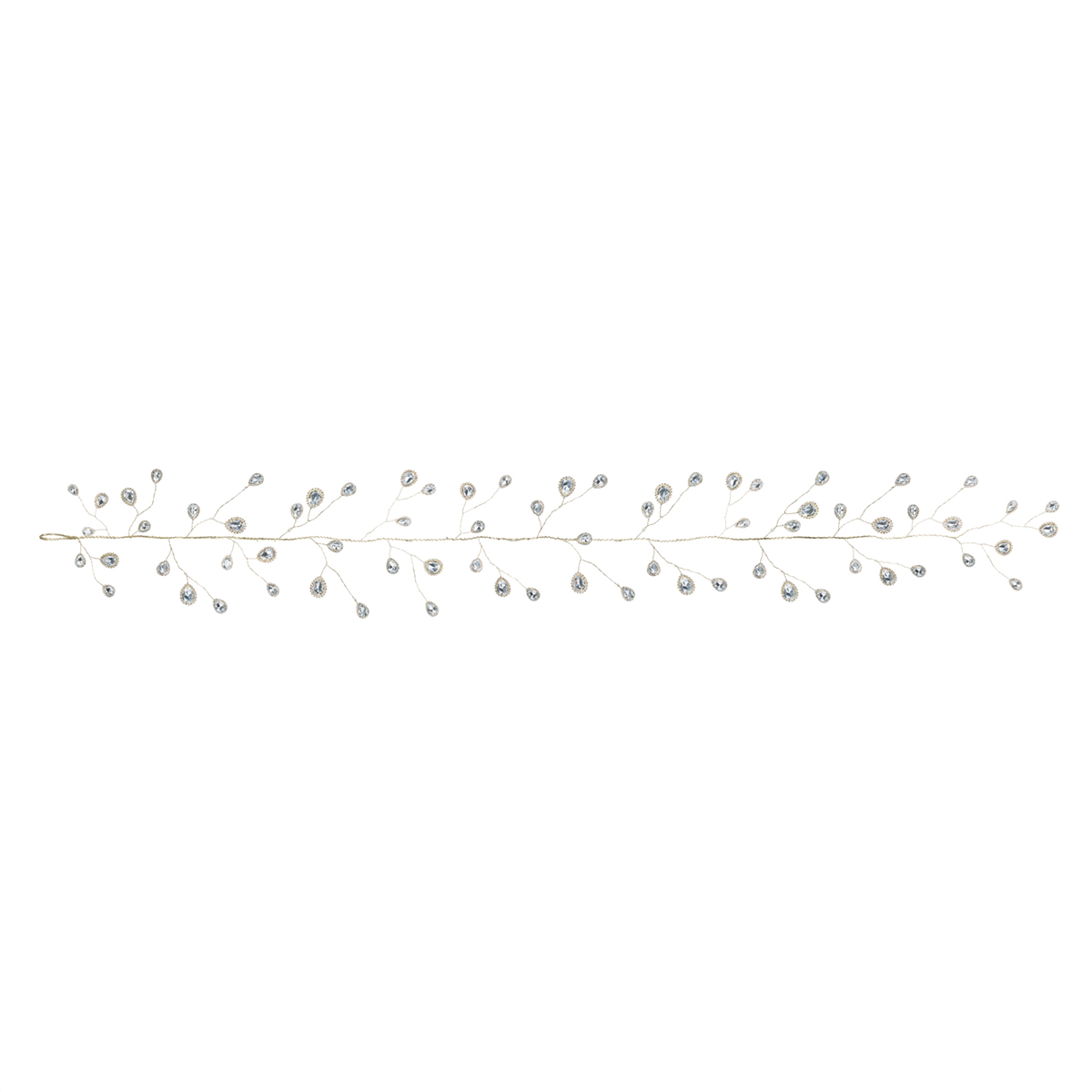 Melrose Crystal Teardrop Jewel Garland - Set of 2