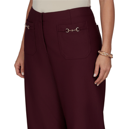 Plus Size Ruby Rd. English Countryside Solid Pique Knit Pants