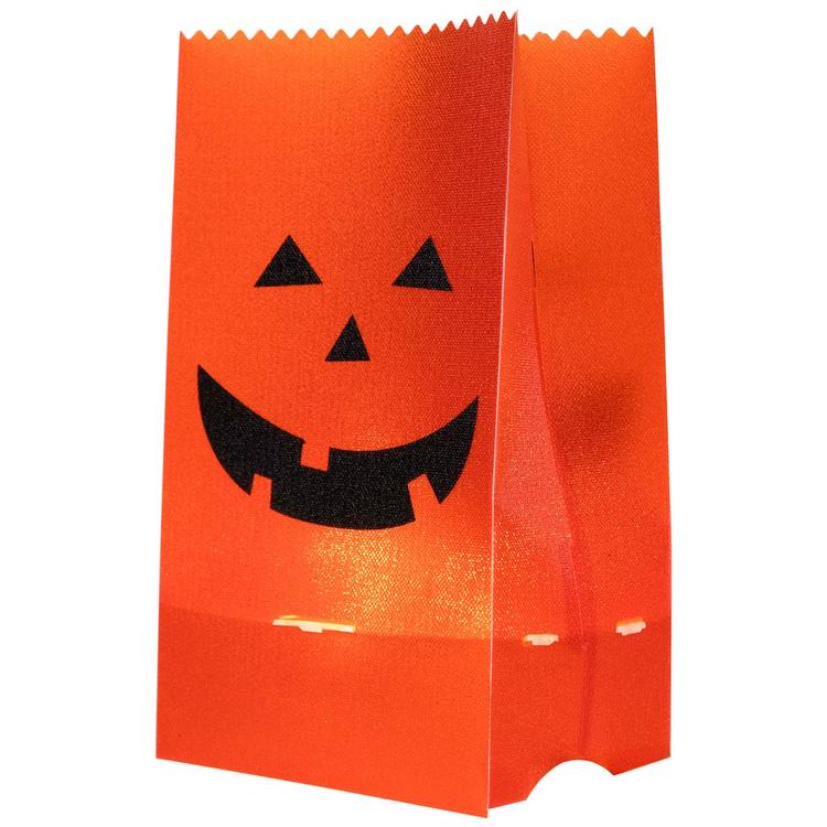 Northlight Seasonal 3pk. Jack-O-Lantern Luminary Pathway Markers