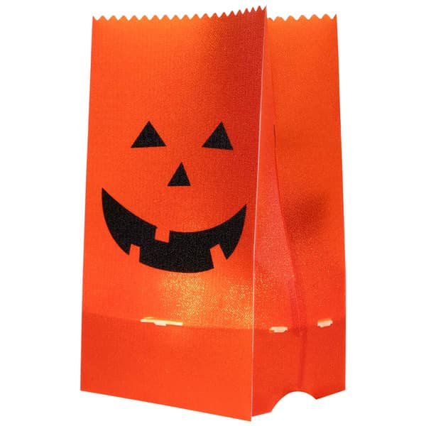Northlight Seasonal 3pk. Jack-O-Lantern Luminary Pathway Markers