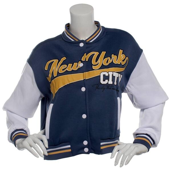 Juniors No Comment New York City Varsity Jacket - image 