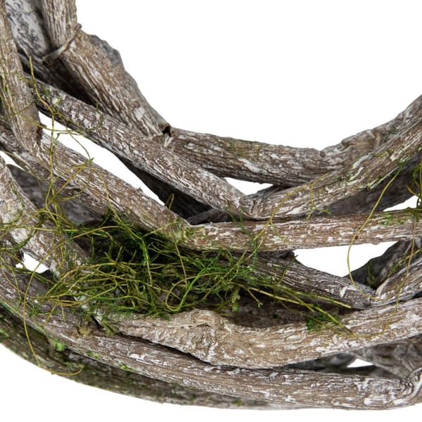 Northlight Seasonal Twig & Moss Artificial Spring Wreath