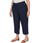 Plus Size Emaline Sapphire Serenade II Scallop Hem Pull On Capris - image 3