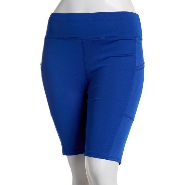 Juniors Plus One Step Up Bike Shorts With Cell Phone Pocket - image 