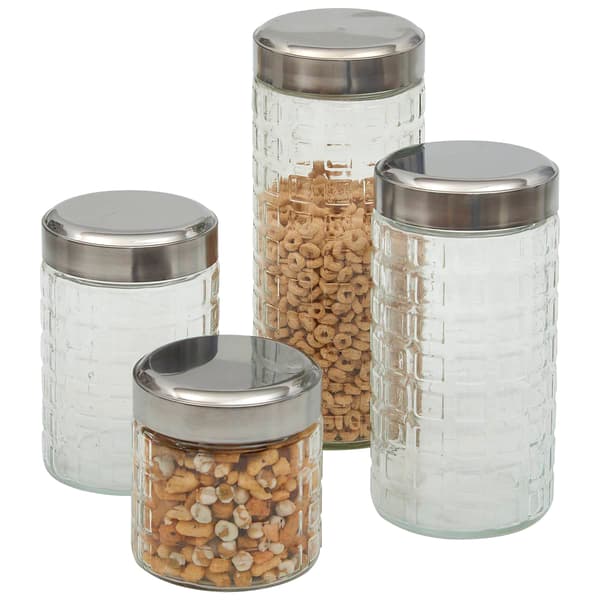 Kitchenworks 4pc. Round Glass Canister Set - image 