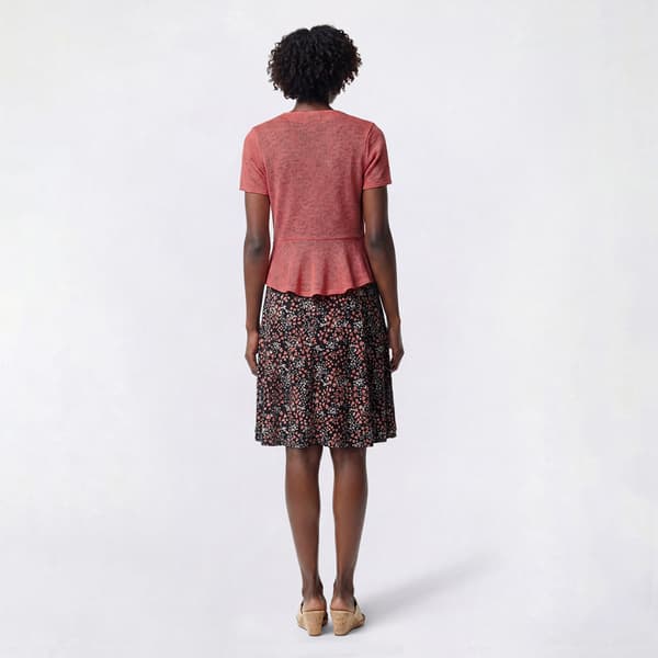 Petite Perceptions Short Sleeve Ditsy Floral Tie Jacket Dress