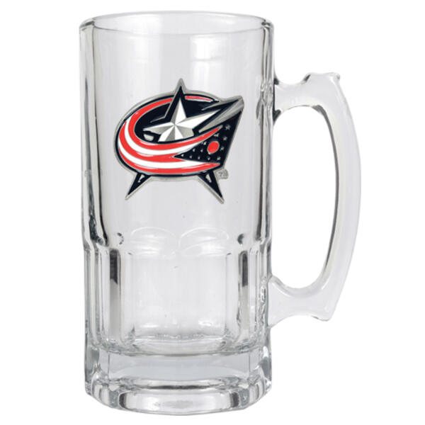 Great American Products NHL Columbus Blue Jackets Glass Macho Mug - image 
