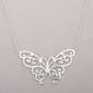 Ellen Tracy Sterling Silver Butterfly Necklace - image 1