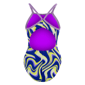 Juniors Dolfin® Uglies Glitch V-2 Back One Piece Swimsuit - image 6