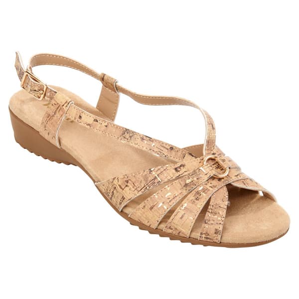 Womens Judith&#40;tm&#41; Sally Cork Strappy Sandals - image 