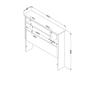 South Shore Vito Twin Bookcase Headboard - Black - image 5