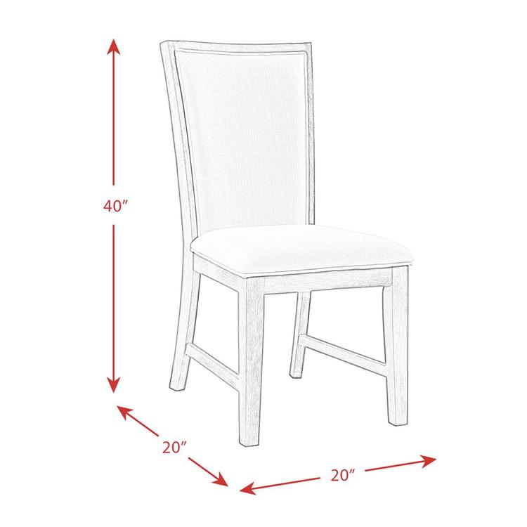 Elements Grady Slat Back Side Chair Set