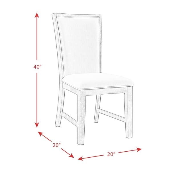 Elements Grady Slat Back Side Chair Set