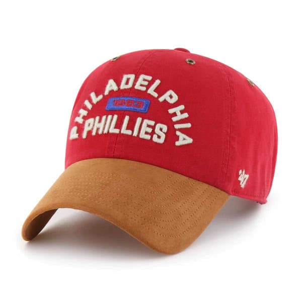Mens ''47 Brand Phillies Raftes Vintage Cap - image 