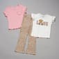 Girls (4-6x) Sweet Butterfly® 3pc. Rib/Love Tees & Legging Set - image 2