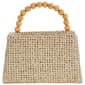 D''Margeaux Sparkle Straw Top Handle Clutch - image 4