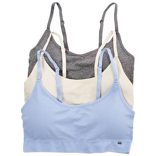 Womens Nautica 3pk. Rib Lounge Bralettes - NT1486-3PKJ - image 