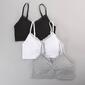 Womens Rene Rofe 3pk. Lacey Seamless Wire-Free Bras B22740H3-GWB - image 1