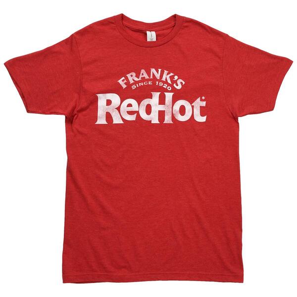 Young Mens Short Sleeve Franks Red Hot Graphic Tee - image 