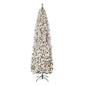 National Tree 9ft. Acacia Flocked Pre-Lit Christmas Tree - image 1