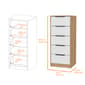 FM FURNITURE Washington 5 Drawer Dresser - image 4