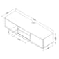 South Shore 56in. Wall Mount Console - White - image 6