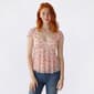 Juniors Madden Girl Floral Lace Sweetheart Cap Sleeve Top - image 1