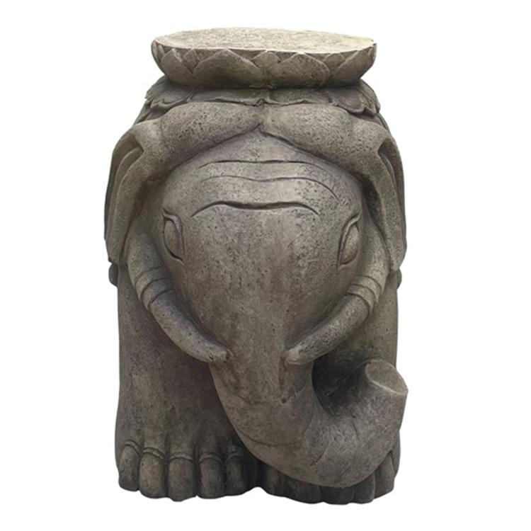 Hi-Line Gift Pachyderm Classic Elephant Plant Stand