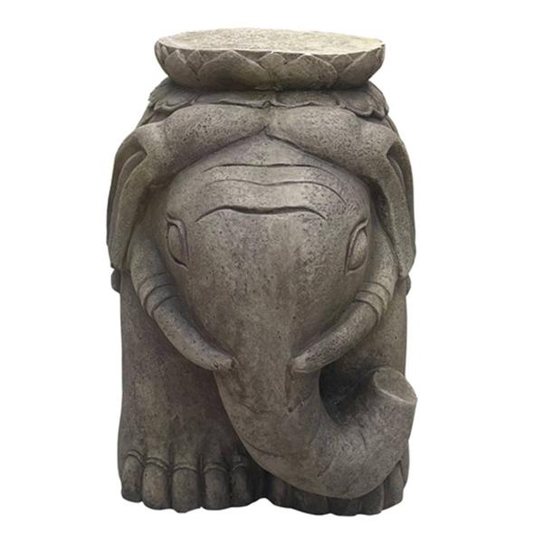 Hi-Line Gift Pachyderm Classic Elephant Plant Stand
