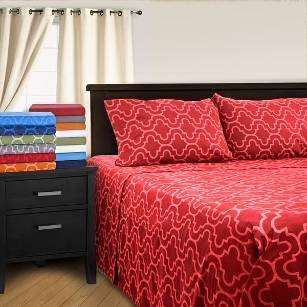 Superior Cosimo Trellis Deep Pocket Sheet Set
