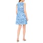 Womens MSK Sleeveless Triple O-Ring Neck Paisley Shift Dress - image 4