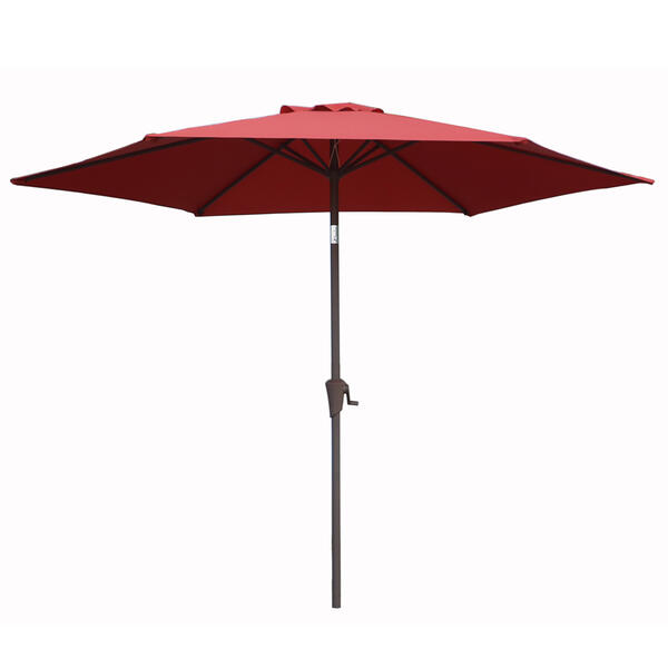 7.5ft. Heavy Duty Polyester Tilt Umbrella with Air Vent - Sienna - image 