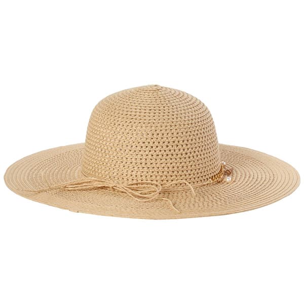 Womens Madd Hatter Sea Charms Brim Floppy Hat - image 