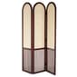 9th & Pike&#40;R&#41; Farmhouse Dark Brown Wood Room Divider Screen - image 1