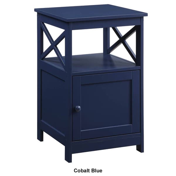 Convenience Concepts Oxford End Table w/ Storage Cabinet