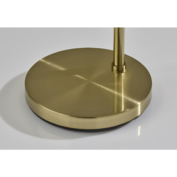 Adesso Joel Wireless Charging Floor Lamp with Metal Shade