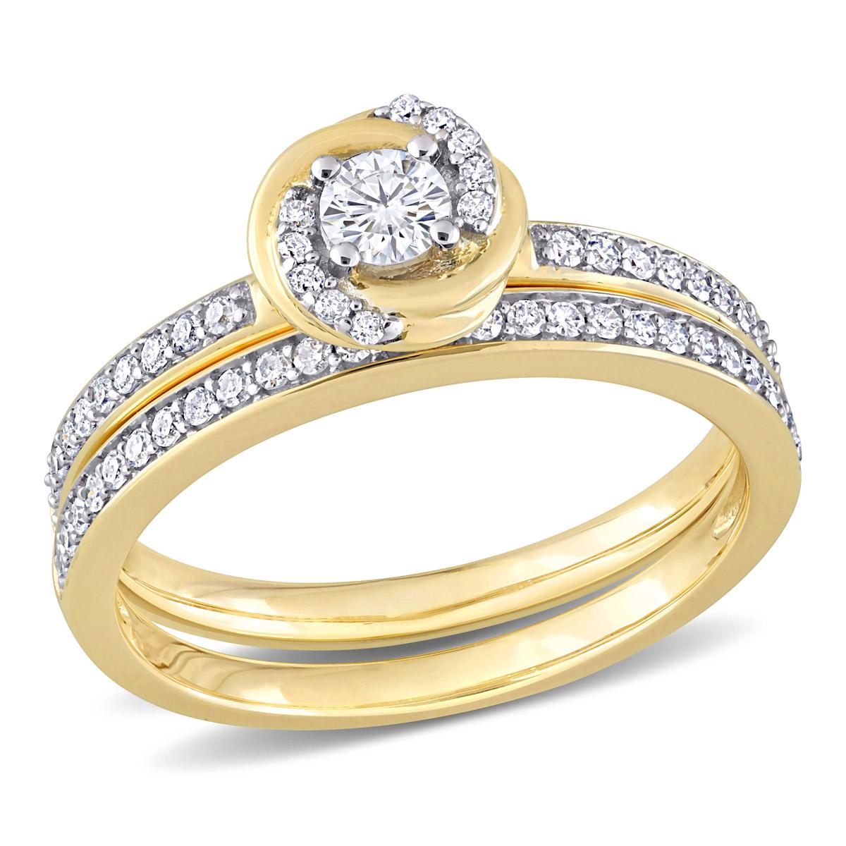 Diamond Classics™ 14kt. Gold 1/2ct. Diamond Swirl Bridal...