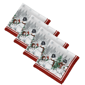 Threadmade Snowman Winterland Holiday Napkins - Set of 4 - image 1