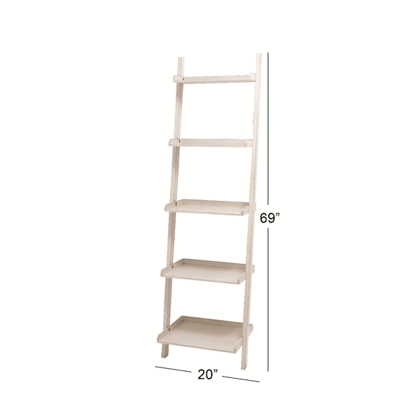 9th & Pike® Traditional White Wood Shelving Unit