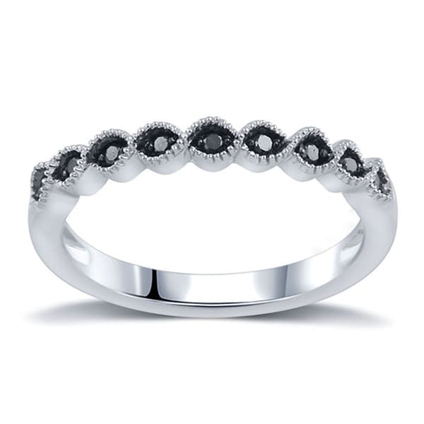 Endless Affection&#40;tm&#41; Twisted Black Diamond Band - image 