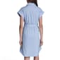 Womens Halston Short Sleeve Rolled Cuff Crochet Shirtdress - image 2