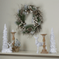 Northlight Acorn & Pinecone Flocked Pine Christmas Wreath - image 2