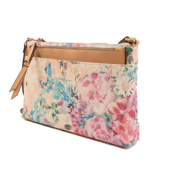 Nanette Lepore NWT--MIRABEL CROSSBODY BAG Beautiful green crossbody bag,  comes with white floral removable