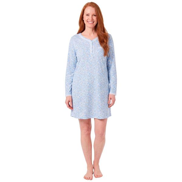 Womens Sophia Long Sleeve Ditsy Nightshirt - image 