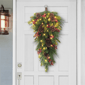 Puleo International Pre-Lit Banister Swag with Pinecone & Berries - image 2