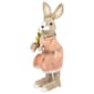 Northlight Seasonal Rustic Girl Rabbit Easter Figurine w/ Flowers - image 3