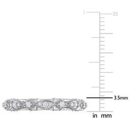 Gemstone Classics™ 10kt. White Gold Lab Created Sapphire Ring