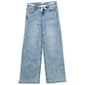 Girls (7-12) Blue Spice Wide Leg Jeans w/ Fixed Crochet Belt - image 1