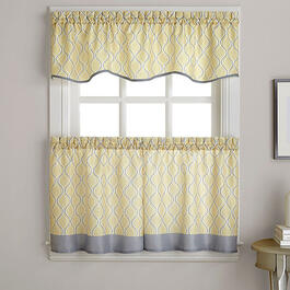 Morocco Woven Print Kitchen Curtains