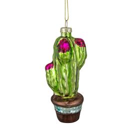 Northlight Seasonal Pink Potted Cactus Christmas Ornament